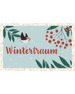 Teekarte 'Wintertraum'
