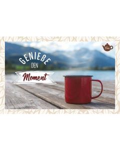 Teekarte 'Genieße den Moment'