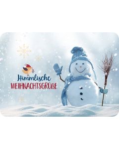 Postkarte 'Himmlische Weihnachtsgrüße'