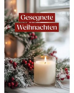 Postkarte 'Gesegnete Weihnachten'