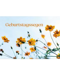 Postkarte 'Geburtstagssegen'