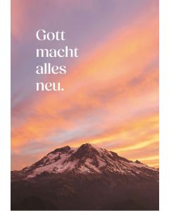 Postkarte 'Gott macht alles neu'