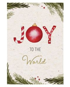 Faltkarte 'Joy to the world'