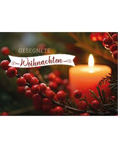 Faltkarte 'Gesegnete Weihnachten'