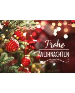 Faltkarte 'Frohe Weihnachten'
