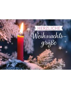 Faltkarte 'Herzliche Weihnachtsgrüße'
