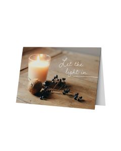Faltkarte 'Let the light in'
