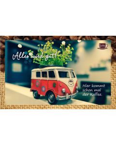Kaffeekarte 'Alles wird gut'