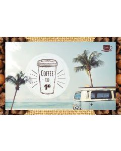 Kaffeekarte 'Coffee to go'