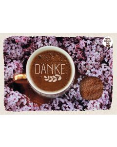 Schokokarte 'Danke'