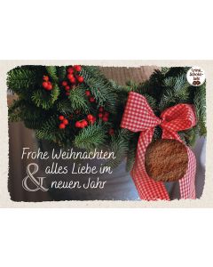 Frohe Weihnachten und alles Liebe im neuen Jahr
