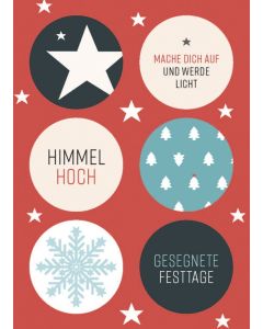 Sticker-Karte 'Weihnachts-Sticker 2'