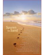 Poster A3 'Spuren im Sand'
