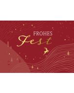 Faltkarte 'Frohes Fest'